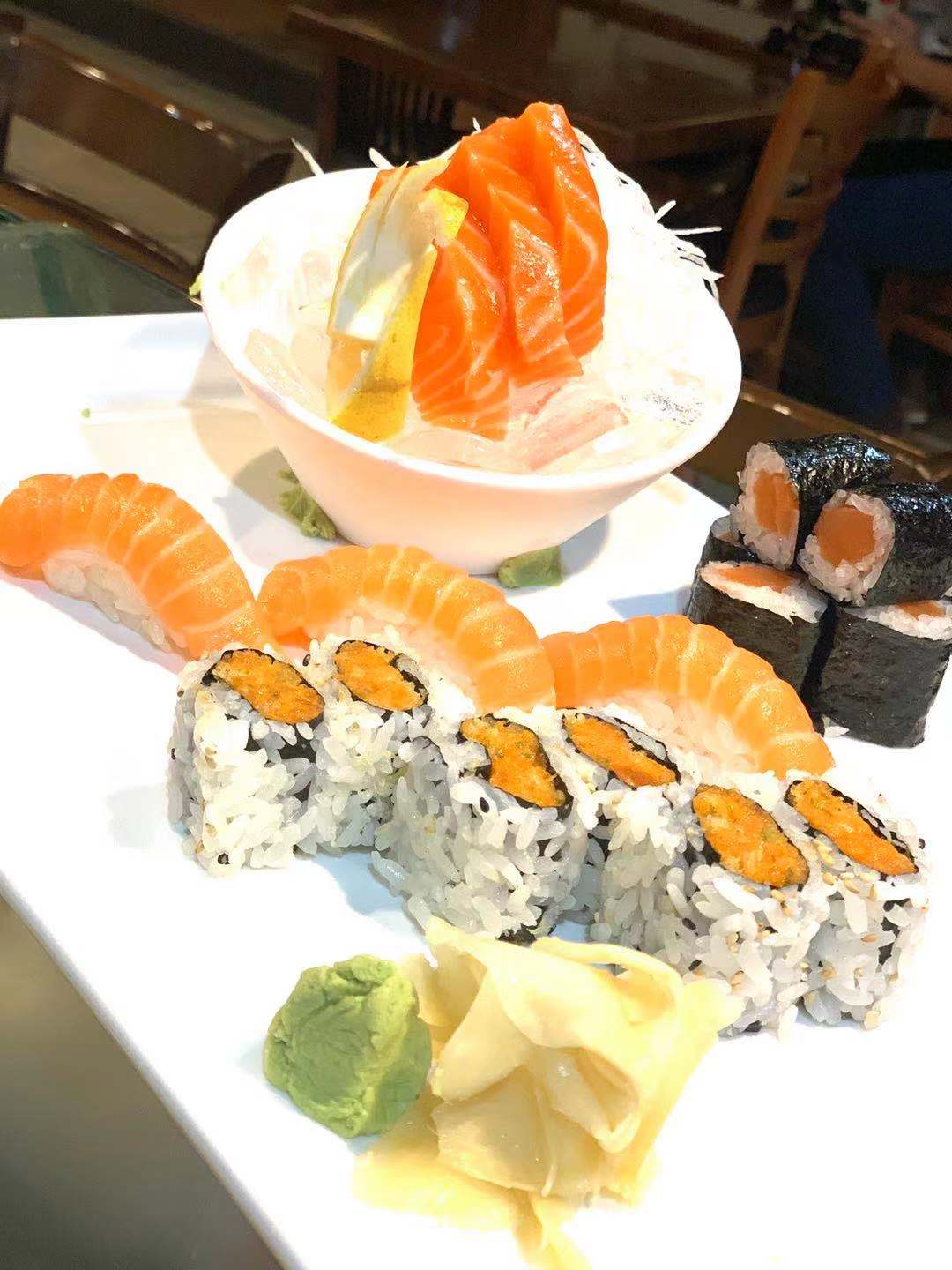 Order The Land of Salmon food online from Tokyo Bay Restaurant store, Roswell on bringmethat.com