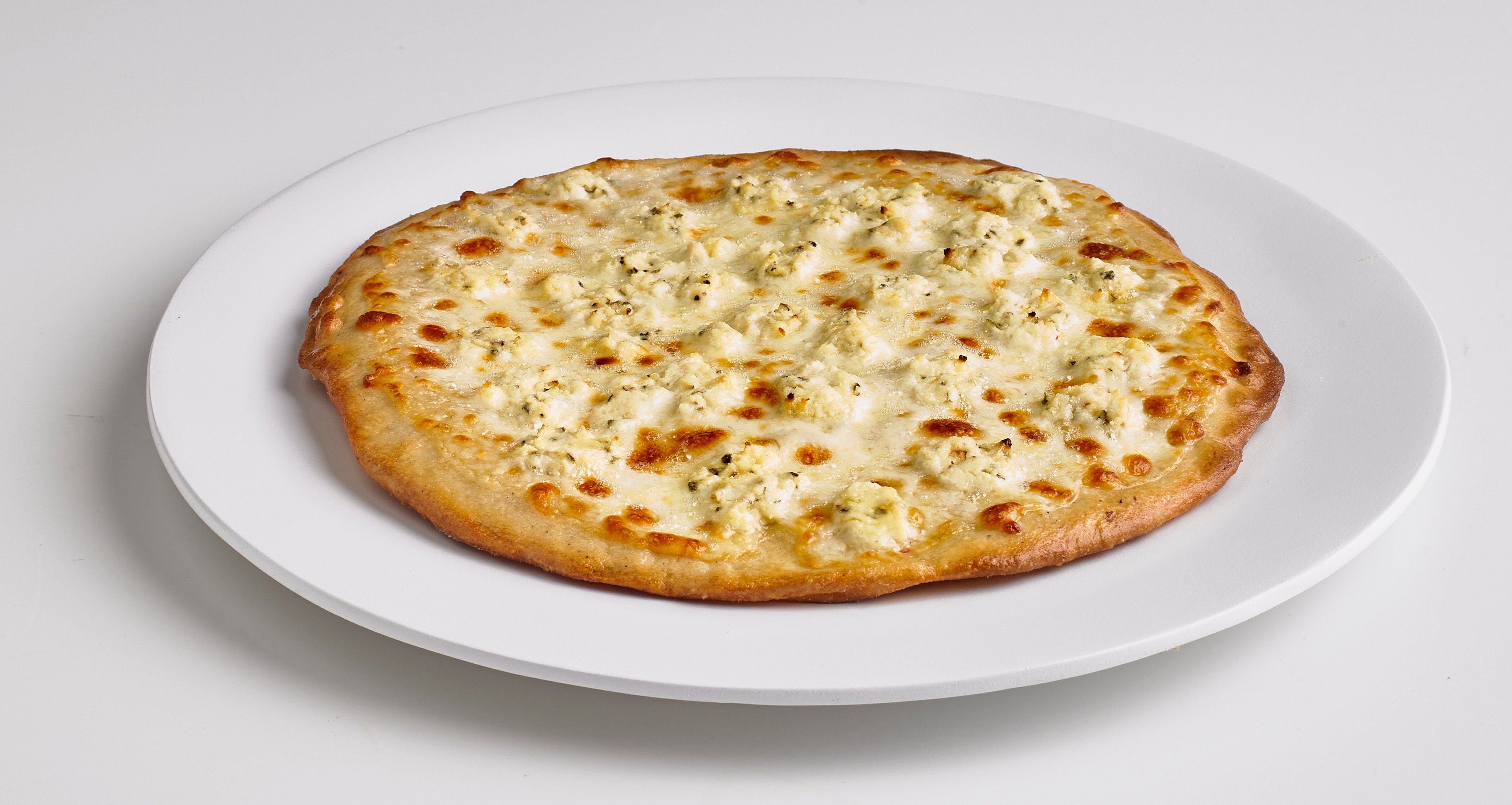 Order NY White Pizza - Individual 8'' (8 Slices) food online from Boston Restaurant store, Tucson on bringmethat.com