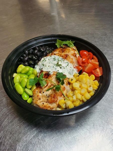 Order Grilled Chicken Rice Bowl food online from The Spice Of Life Catering store, Carrollton on bringmethat.com