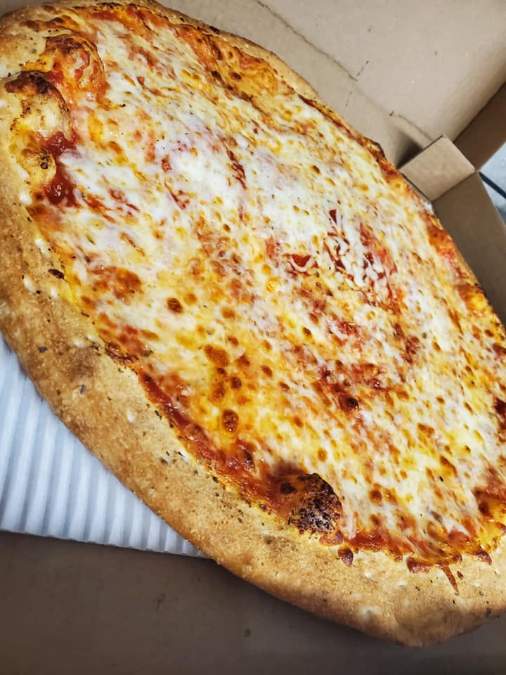 Order Traditional Cheese Pizza - Medium 12'' (6 Slices) food online from OIP Xpress store, Selinsgrove on bringmethat.com