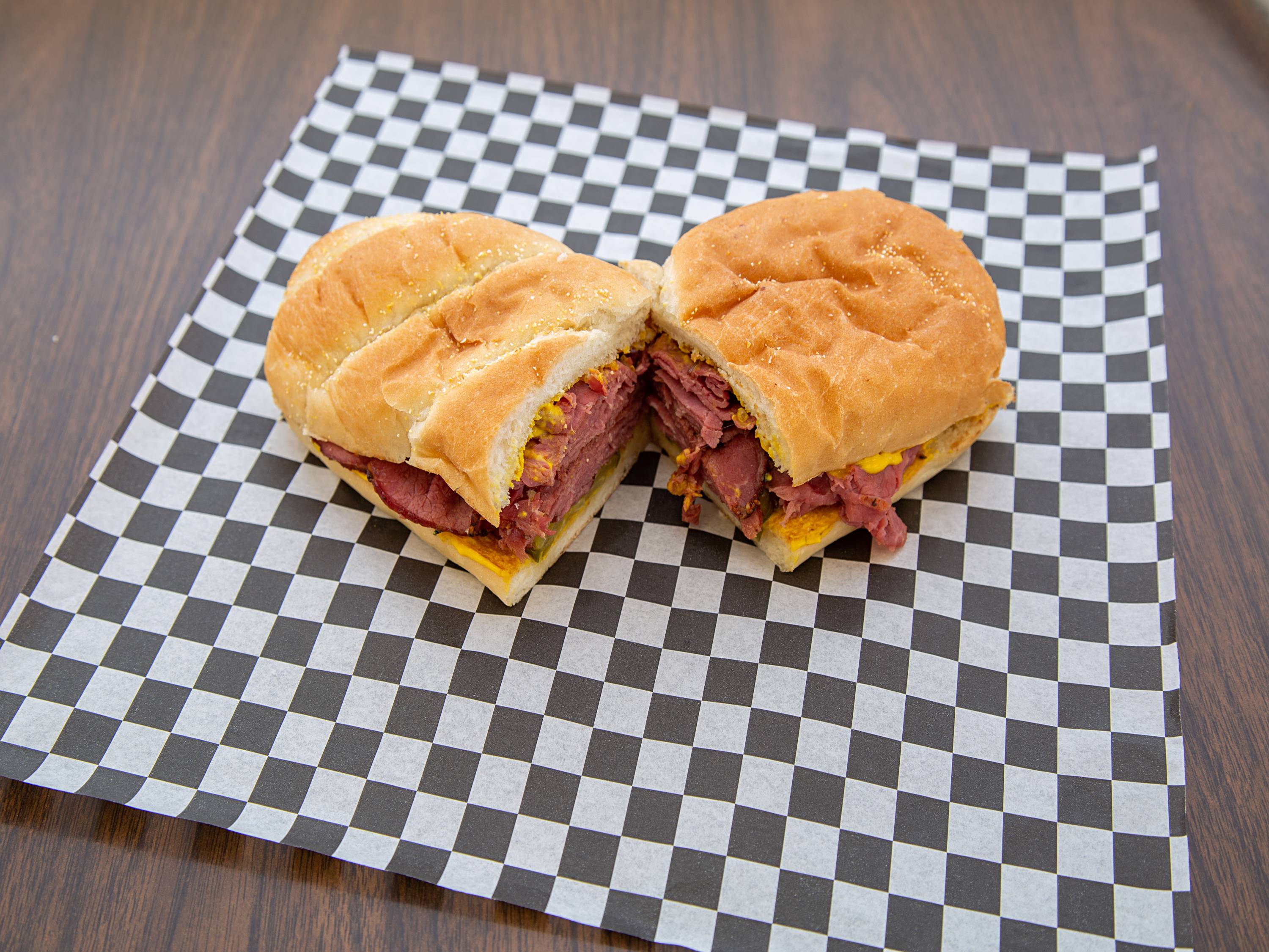 Order Pastrami Sandwich food online from Pop 50 Place store, Redding on bringmethat.com