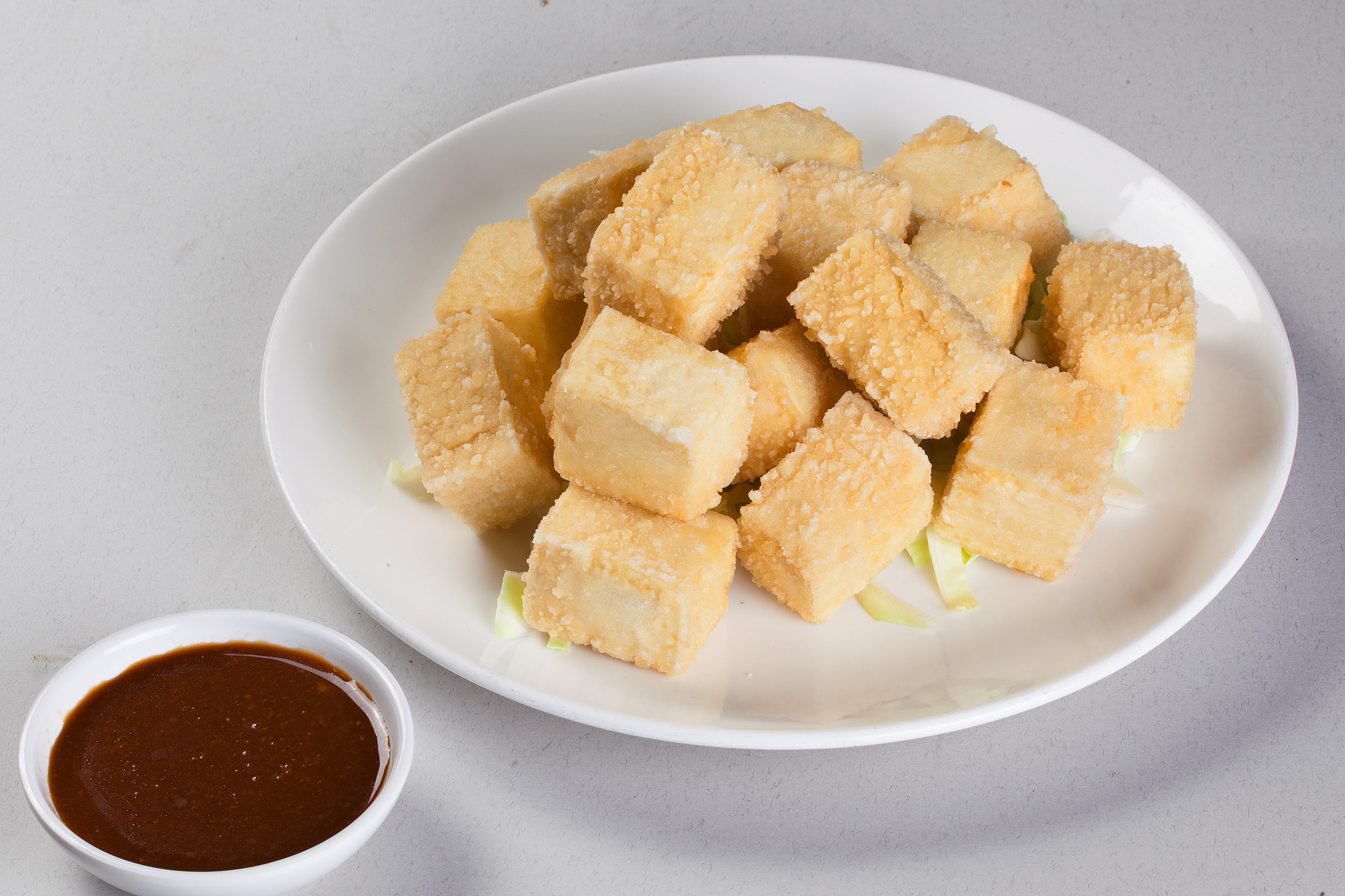 Order Fried Crispy Tofu food online from Canaan Restaurant Chinese Cuisine store, West Covina on bringmethat.com