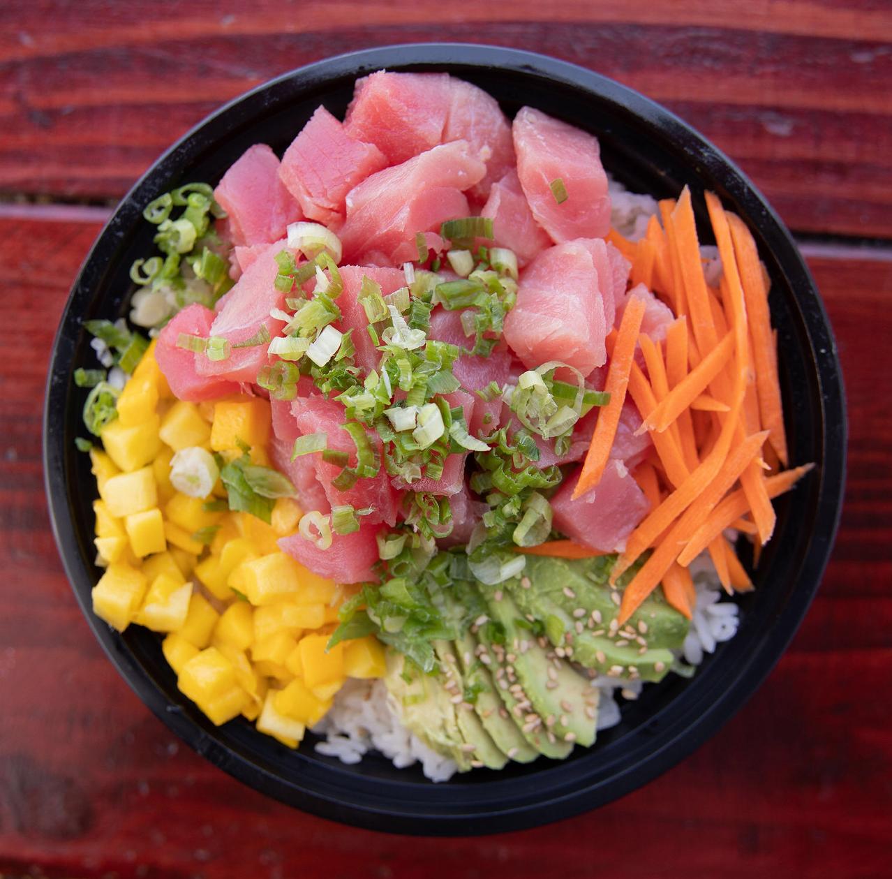 Order Poke Bowl BYO food online from Meshuga 4 Sushi - W. Pico Blvd. store, Los Angeles on bringmethat.com