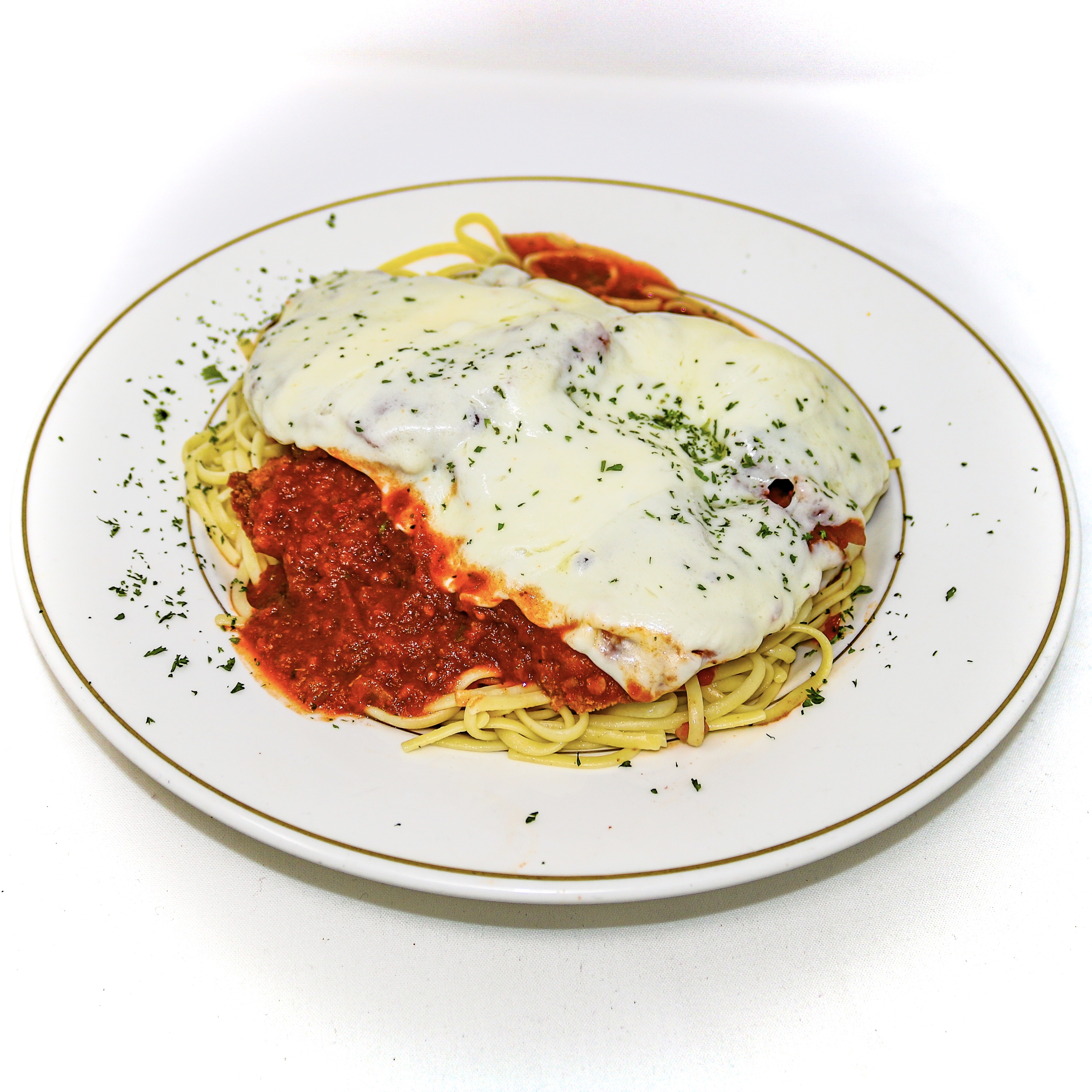 Order Chicken Parmigiana food online from Stateline Family Restaurant store, Tappan on bringmethat.com