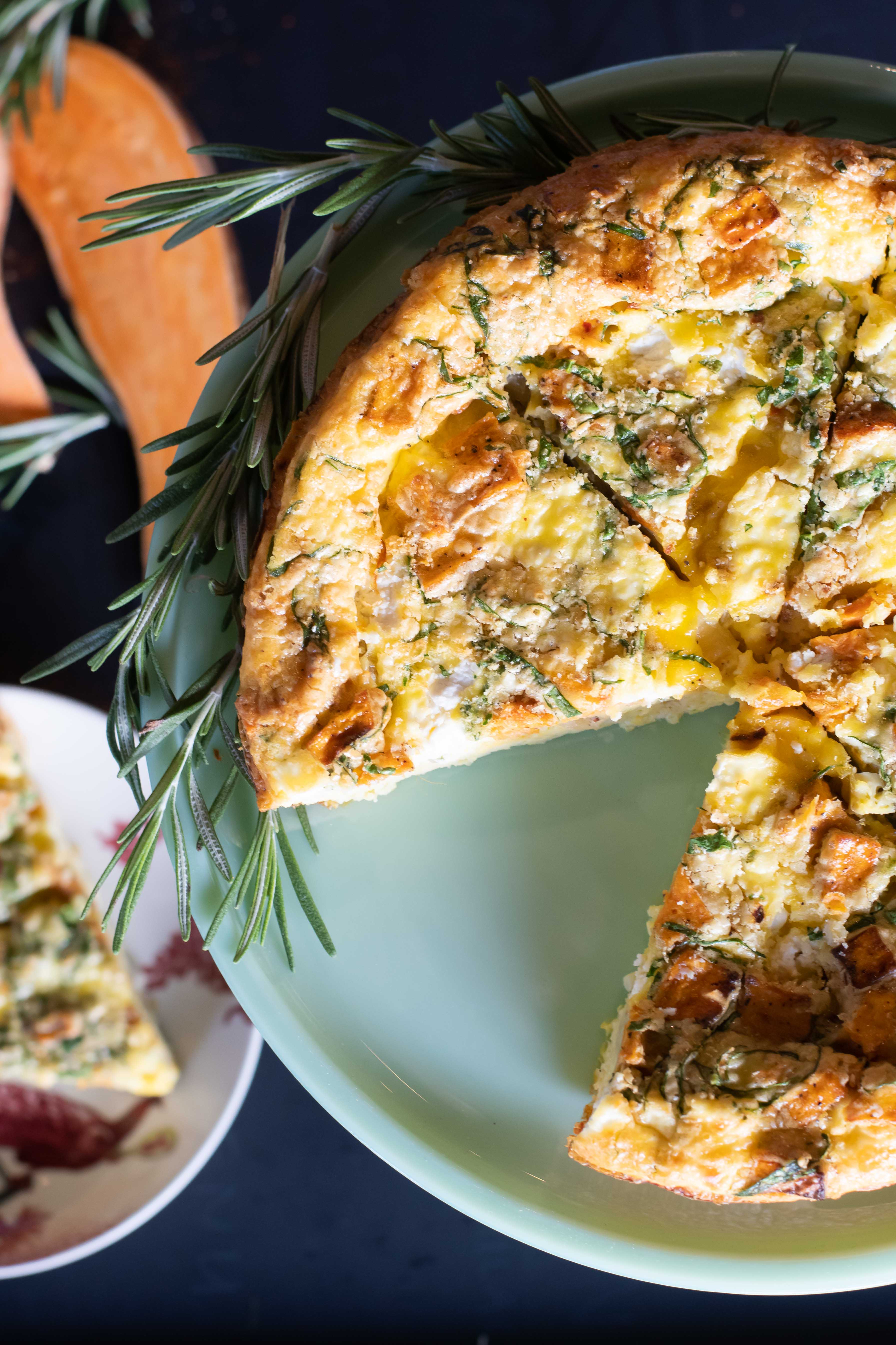 Order Roasted Tomato & Spinach Frittata food online from De Fer Coffee & Tea store, Pittsburgh on bringmethat.com