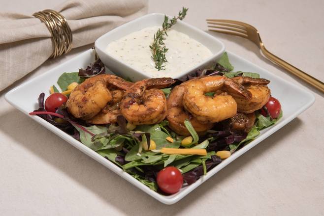 Order Jerk Shrimp Salad food online from Coconut Breeze Cuisine store, Lansdowne on bringmethat.com