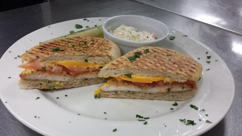 Order The American Panini food online from Cinelli's Pizza store, Franklin Square on bringmethat.com