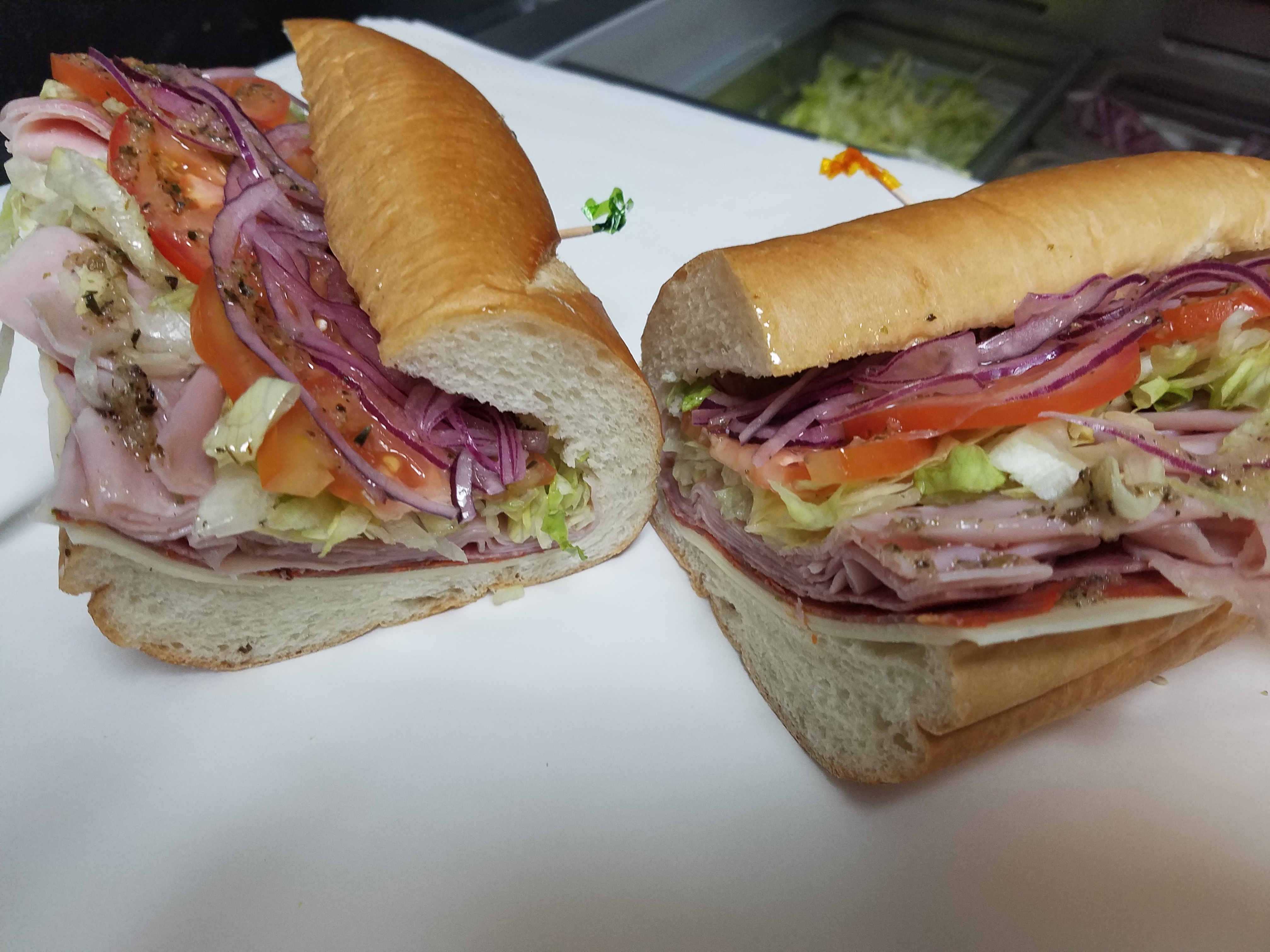 Order 19-Imported Ham, Genoa Salami and Capicola Sub food online from Munch A Sub store, Las Vegas on bringmethat.com