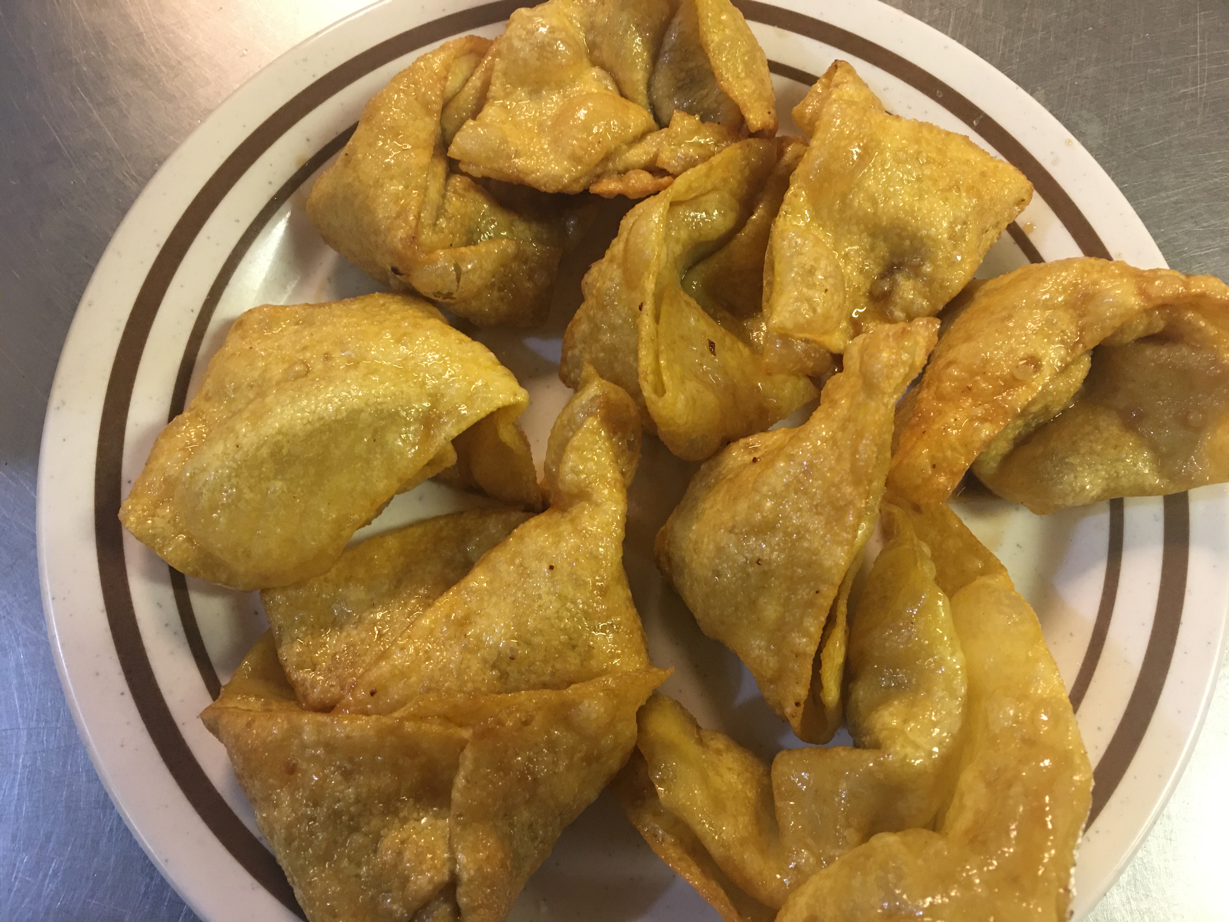 Order 7. Fried Wonton 炸碗汤 food online from Happy Rose Buffet store, Toledo on bringmethat.com