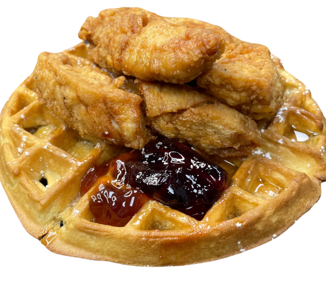 Order Chicken and Waffles food online from Wing Legends store, Compton on bringmethat.com