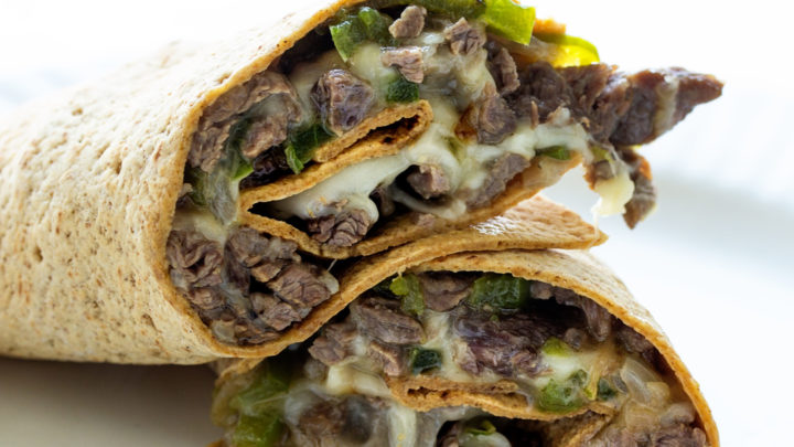 Order Philly Cheese Steak Wrap food online from The Bagel Place store, East Meadow on bringmethat.com