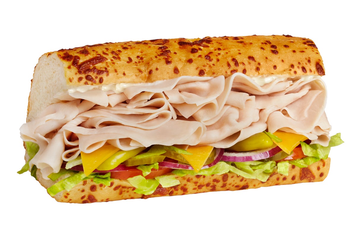 Order #3 Turkey & Cheddar food online from Togos Eatery store, Livermore on bringmethat.com