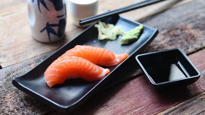 Order Salmon Sushi food online from Wok and roll restaurant store, Washington on bringmethat.com