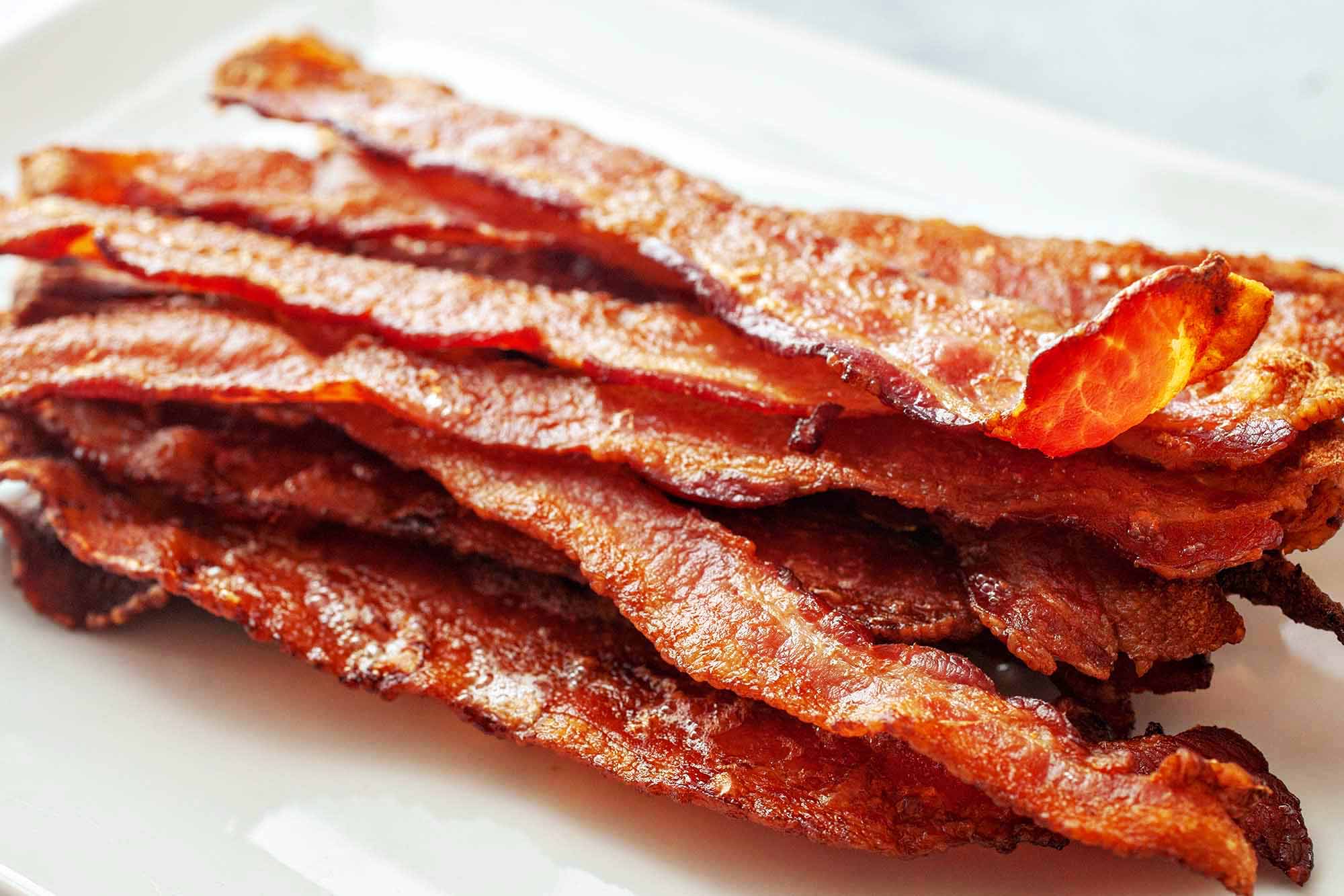 Order Smoked Slab Bacon Side food online from La esquina burritos & bar store, New York on bringmethat.com