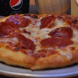 Order Kids 7" Single Item Pizza food online from Uncle Sams store, Peoria on bringmethat.com