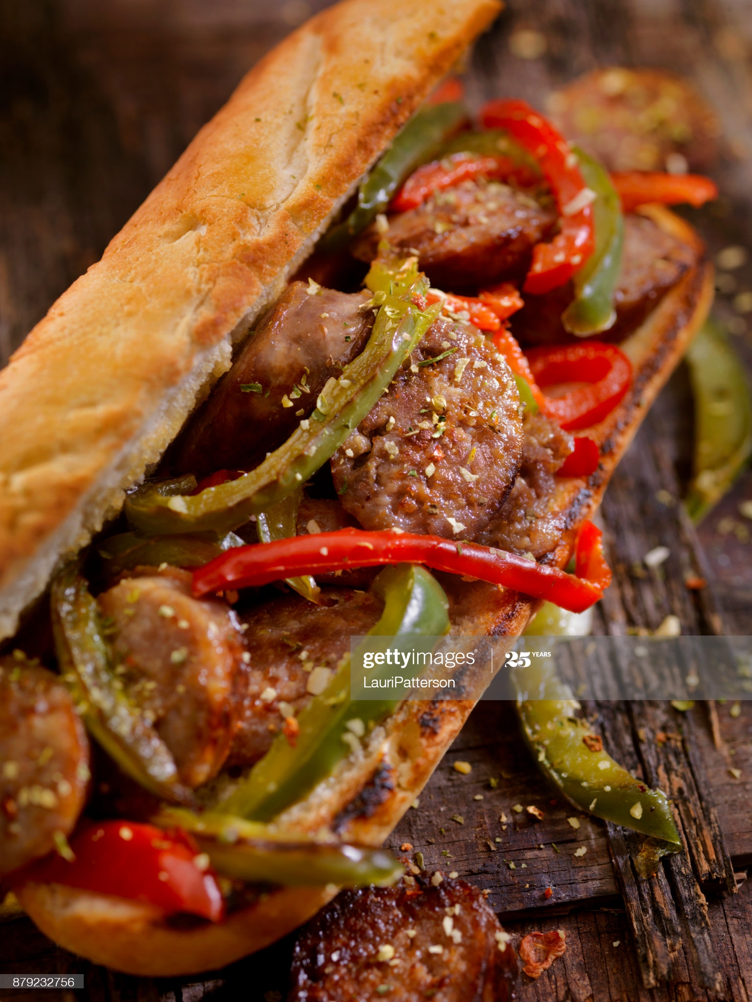 Order Hot Sausage Hoagie food online from Pizza Station store, Bellevue on bringmethat.com