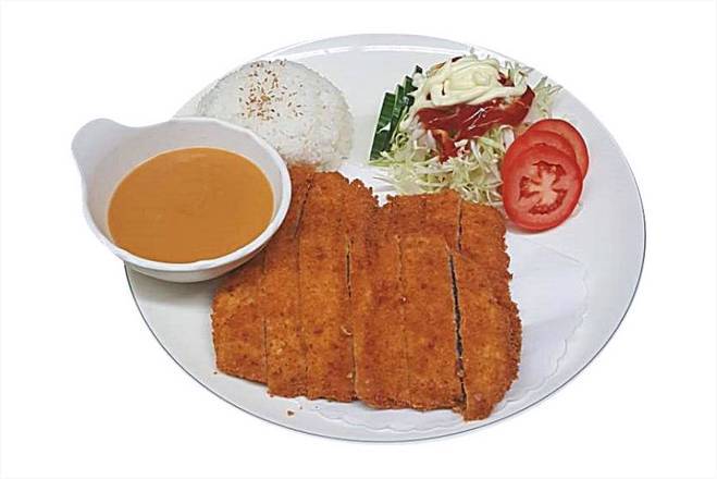 Order Pork Cutlet and Special Sauce (Dongaseu)돈까스 food online from Halmae Noodle 할매칼국수 store, Palisades Park on bringmethat.com