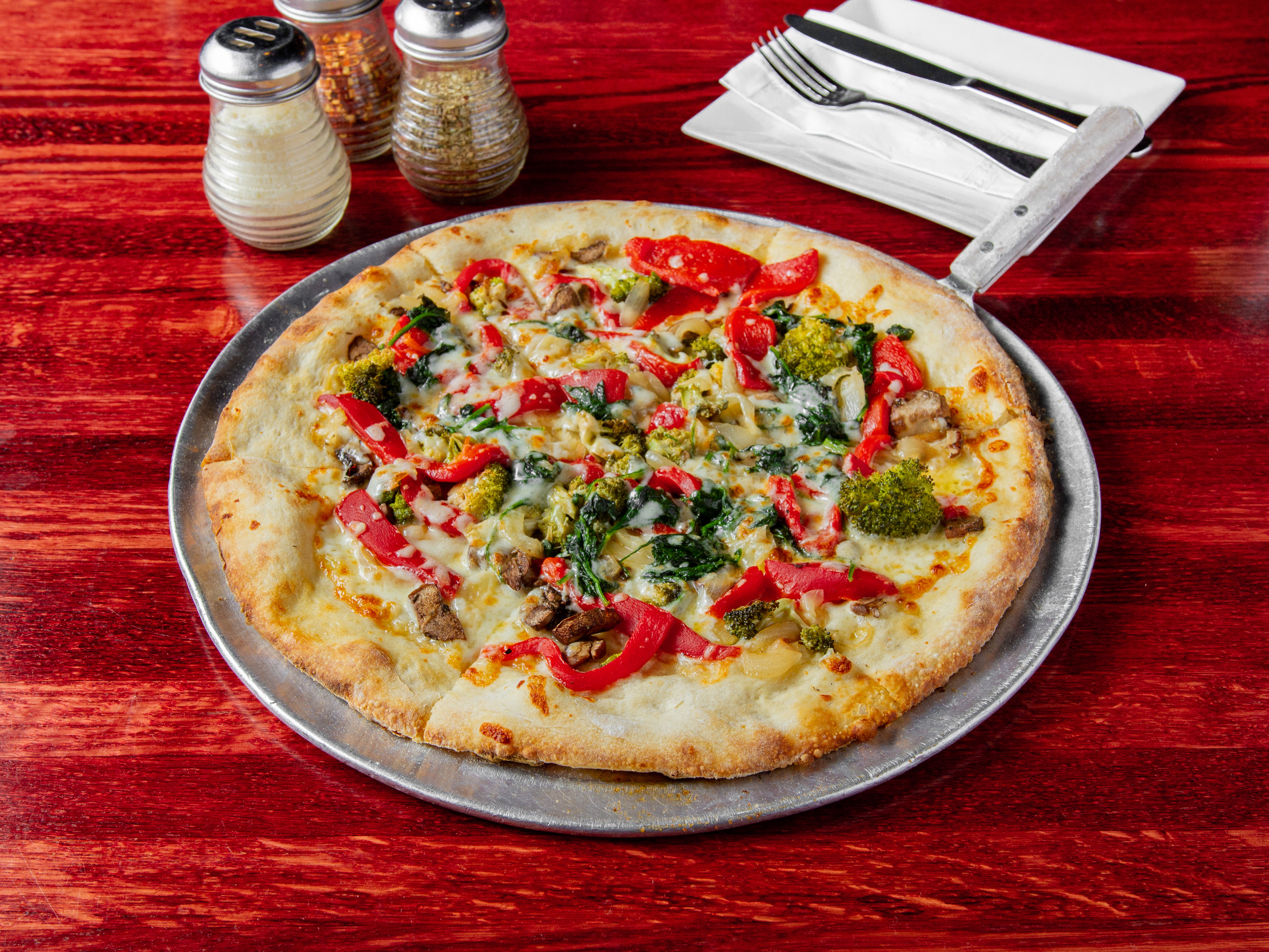 Order Vegetable Pizza food online from Earth, Wood & Fire store, Fallston on bringmethat.com