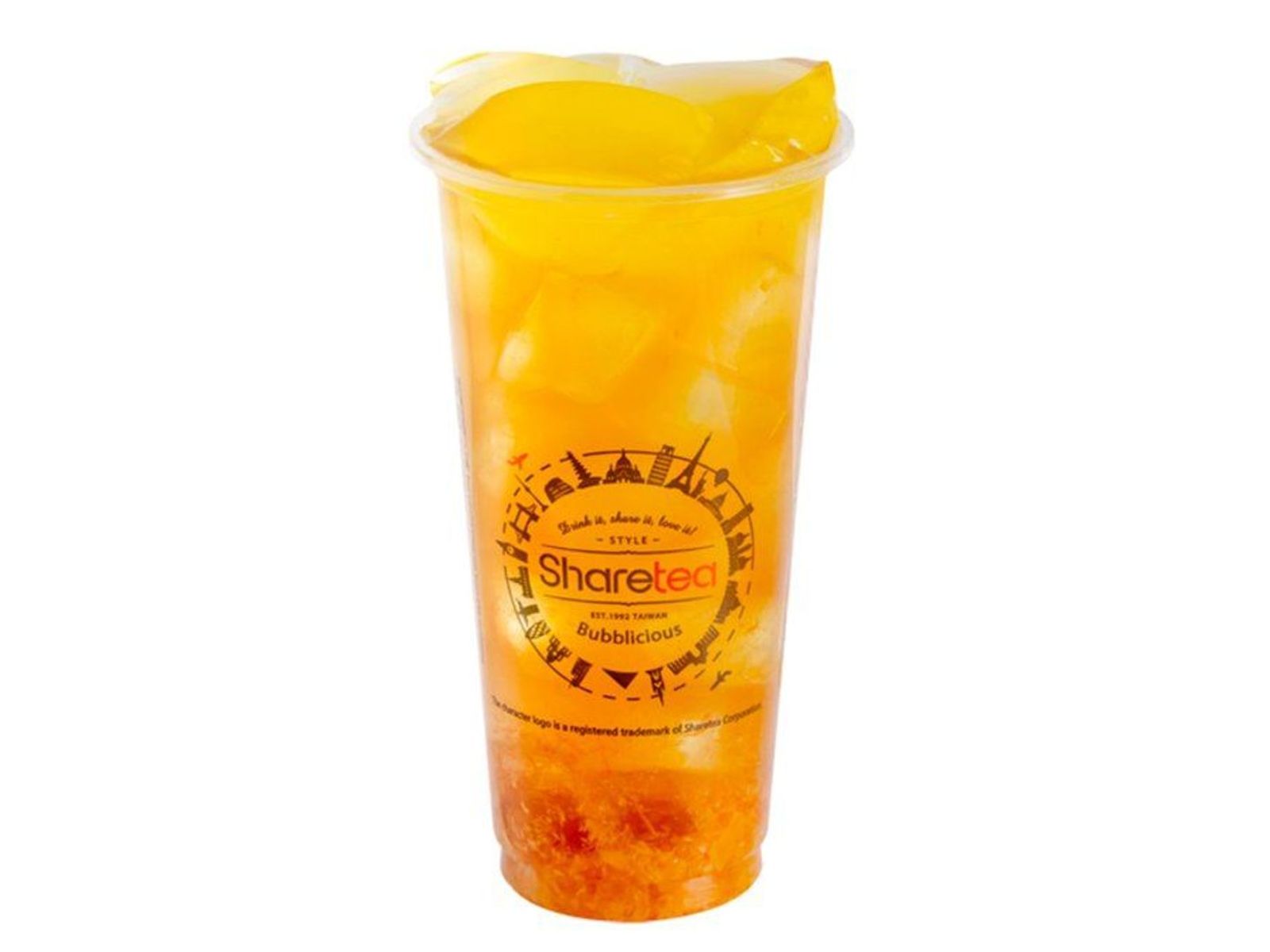 Order Hawait Fruit Tea with Aiyu Jelly food online from Sharetea store, Fremont on bringmethat.com