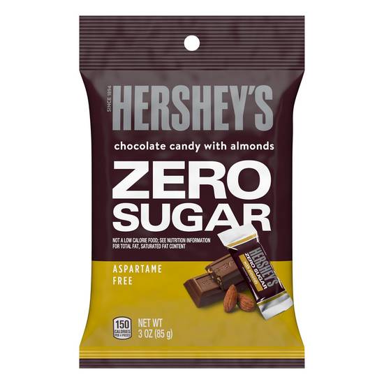 Order Hershey's Zero Sugar Chocolate with Almonds Candy Bars, 3 OZ food online from Cvs store, MONTEZUMA on bringmethat.com