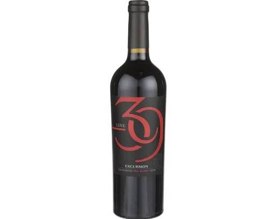 Order Line 39 Red Blend, 750mL wine (13.50% ABV) food online from Mill Basin Wine & Liquor store, Brooklyn on bringmethat.com