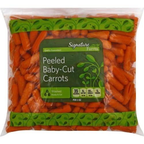 Order Signature Farms · Peeled Baby Cut Carrots (80 oz) food online from Safeway store, Kailua on bringmethat.com