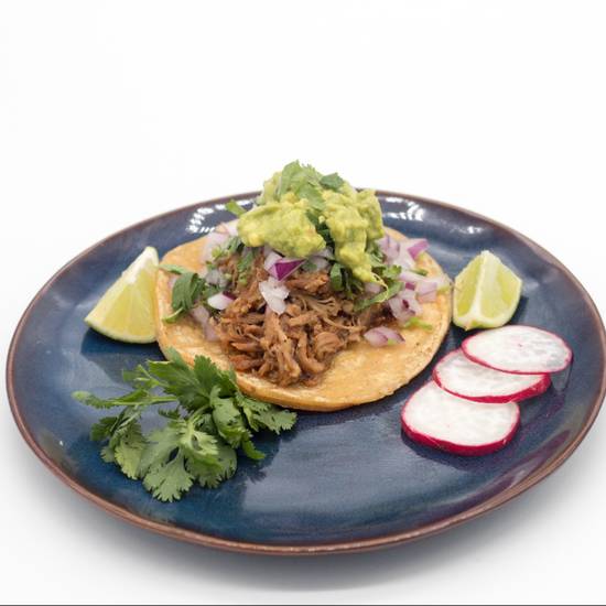 Order (1) Carnitas Taco food online from Fit Tacos Meal Prep & Catering store, San Diego on bringmethat.com