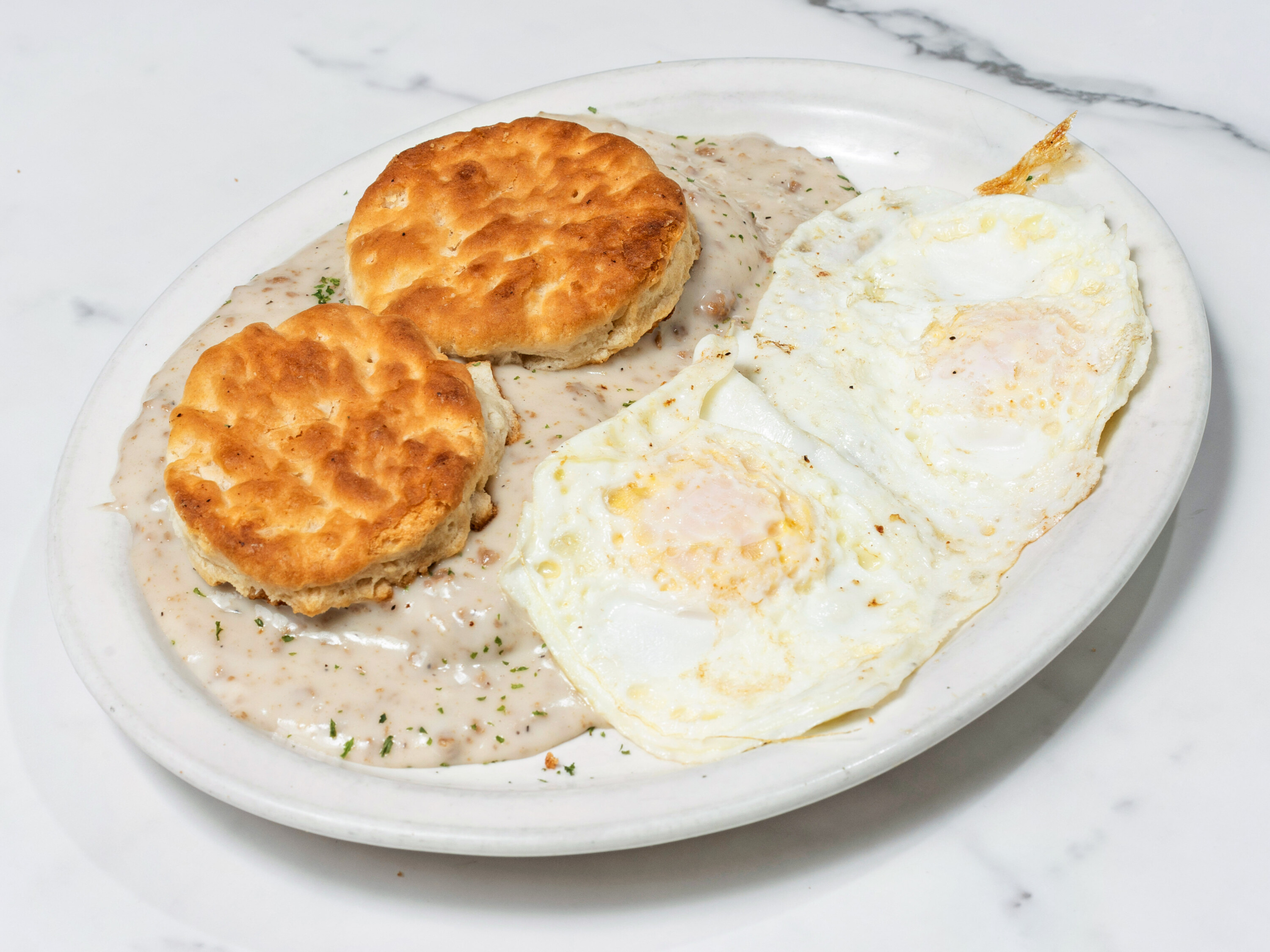 Order Biscuits and Gravy food online from Emmily's Restaurant store, Johnston on bringmethat.com