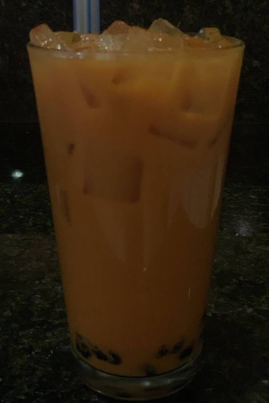 Order Thai Tea (With or Without Boba) (Trà Thái Trân Châu) food online from Pho Lee store, Escondido on bringmethat.com