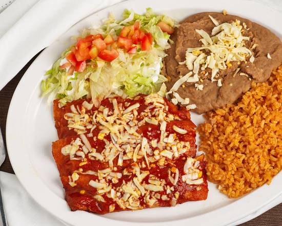 Order Enchilada Plate food online from Taco Burrito King store, Channahon on bringmethat.com