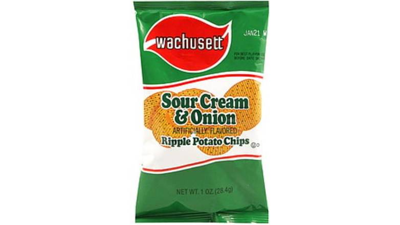 Order Wachusett Sour Cream & Onion Chips food online from Trumbull Mobil store, Trumbull on bringmethat.com
