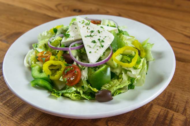 Order Greek Salad food online from Giordano store, Canton on bringmethat.com