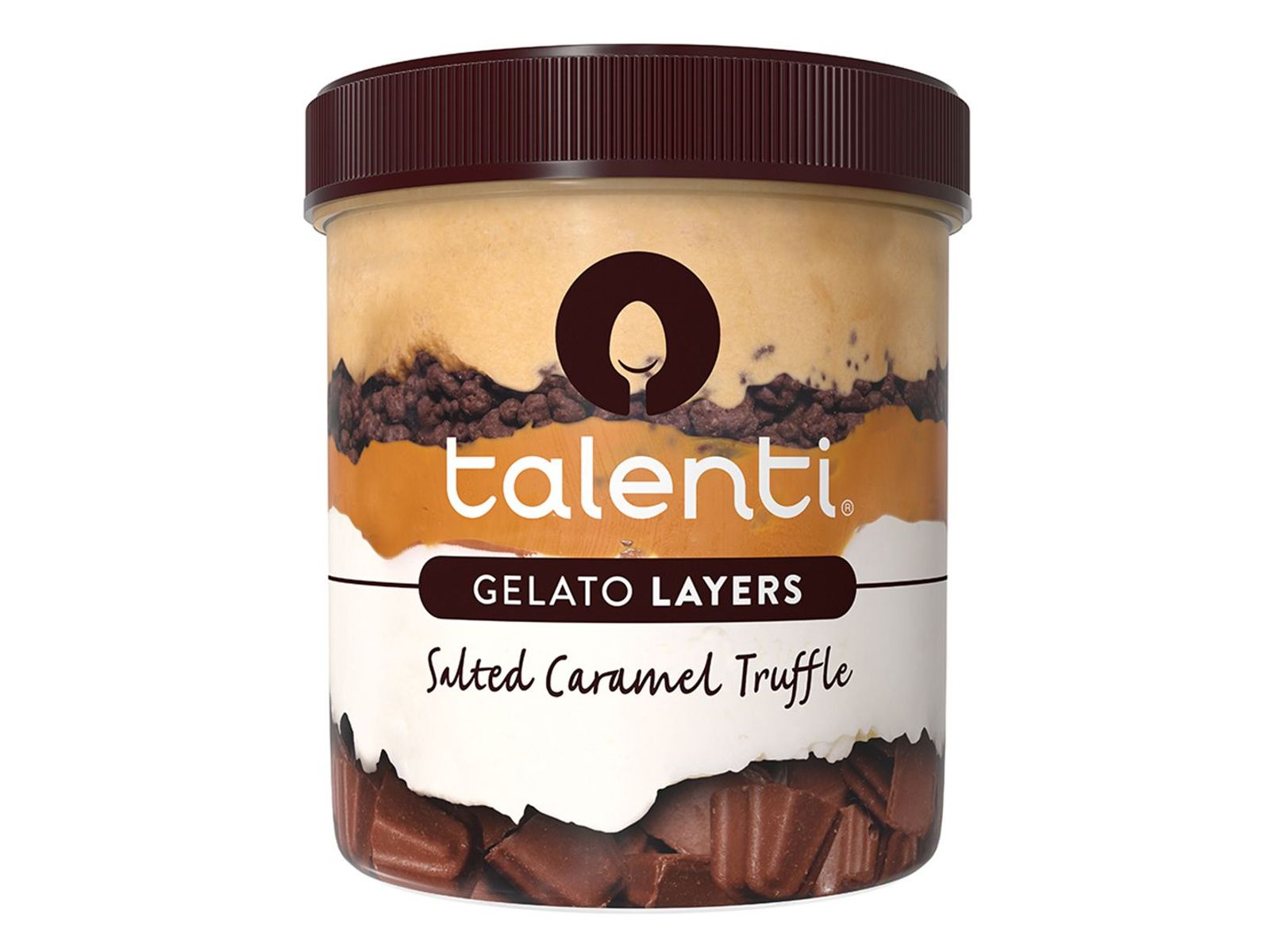 Order Layers Salted Caramel Truffle food online from Arizona Select Ice Cream & Candy Co. store, Phoenix on bringmethat.com