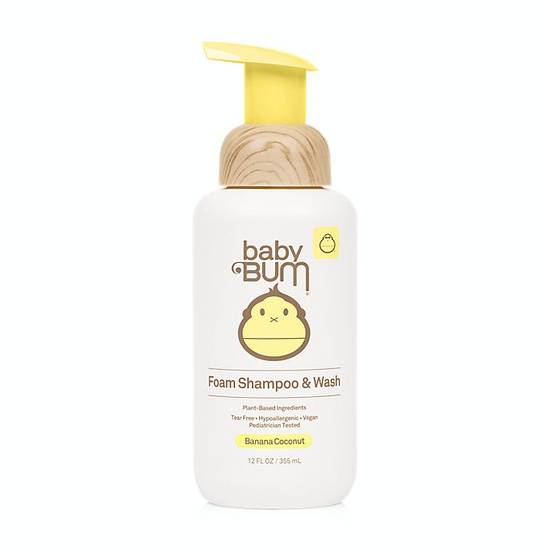 Order Baby Bum® 12. fl. oz. Foam Shampoo & Wash in Banana Coconut food online from Bed Bath & Beyond store, Daly City on bringmethat.com