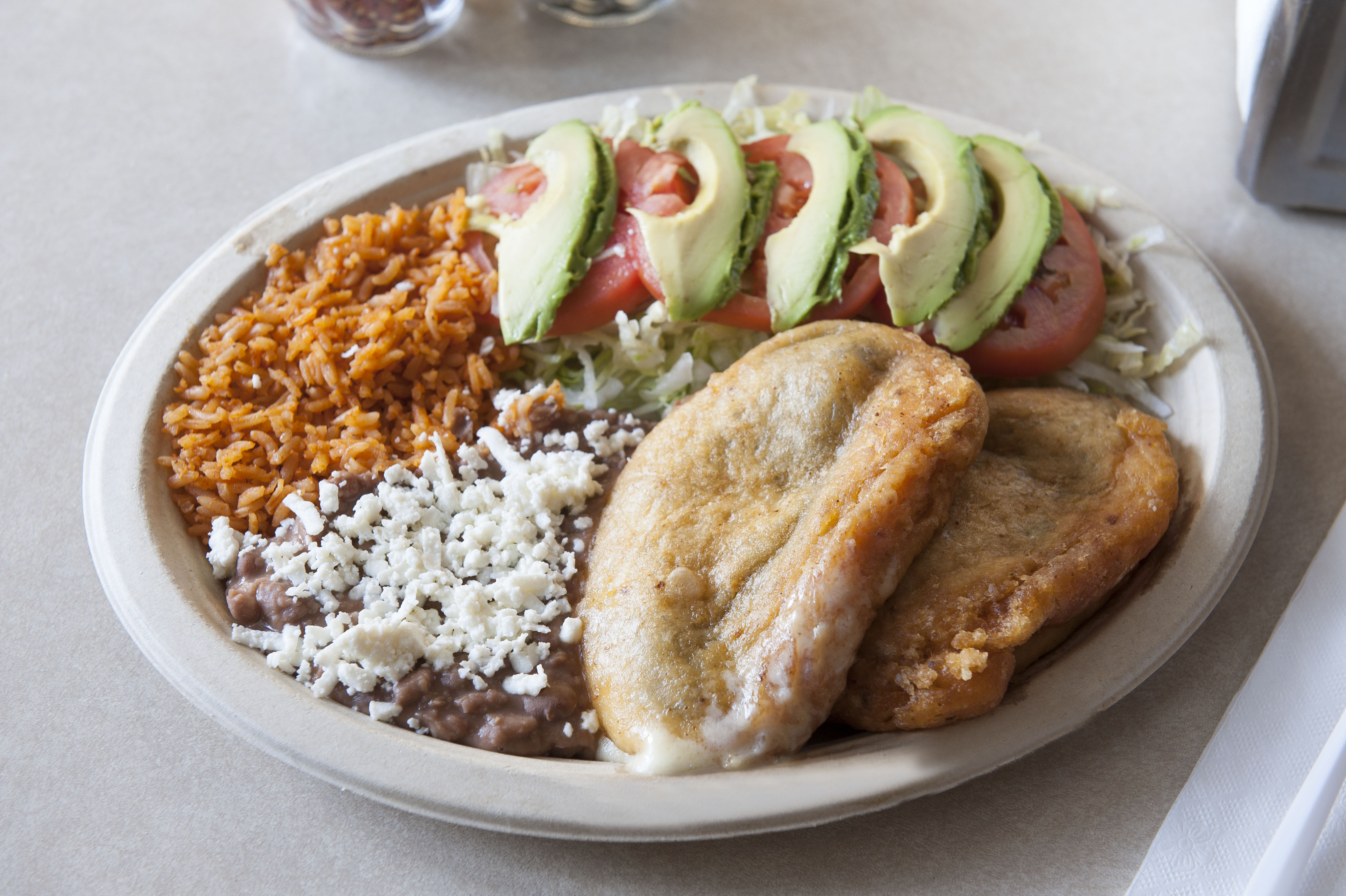 Order Chiles Rellenos Plate food online from Taqueria Sanchez store, Los Angeles on bringmethat.com