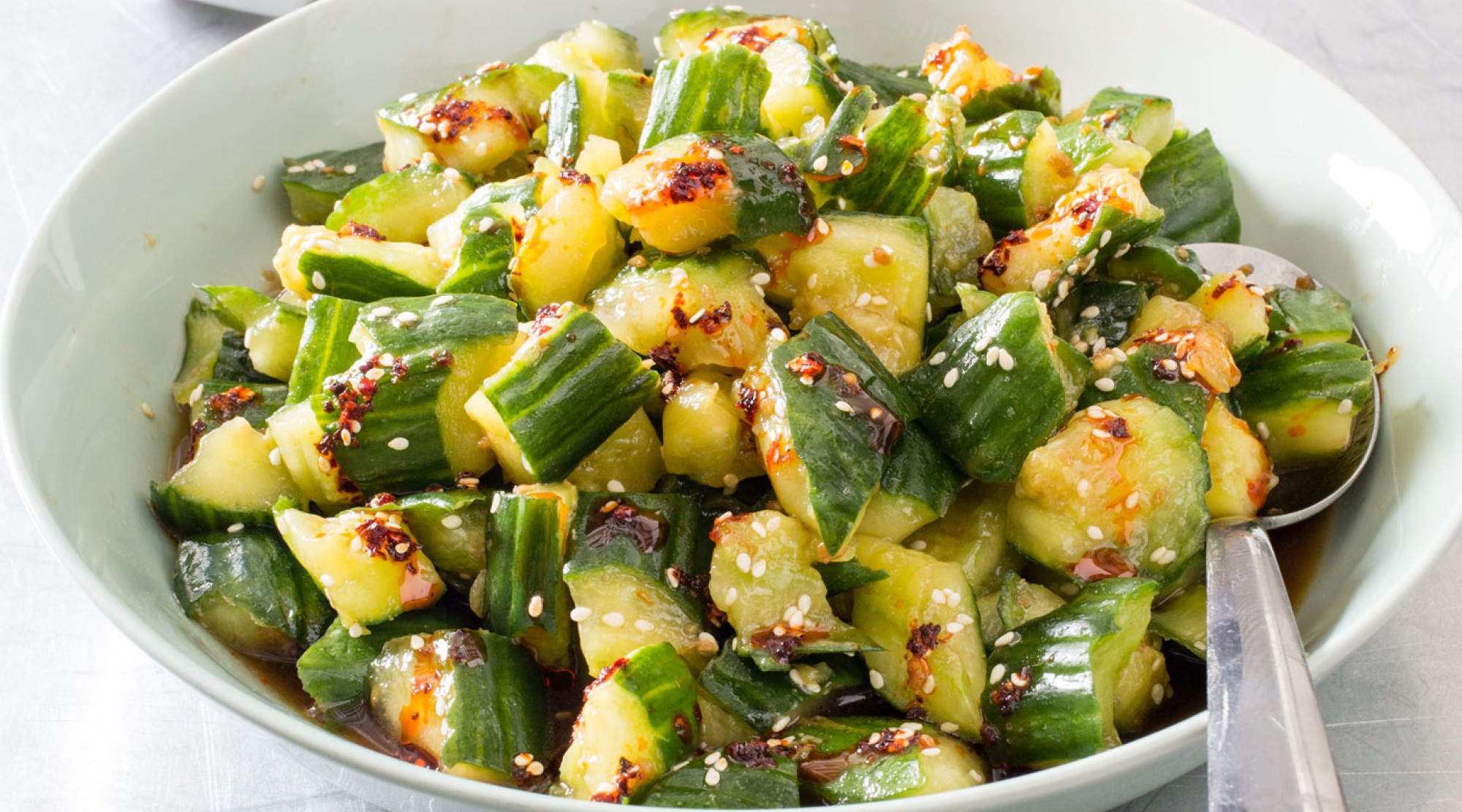 Order Smashed Cucumber food online from Genghis Khan Restaurant store, Seattle on bringmethat.com