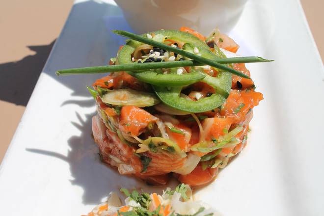 Order Salmon Tartar food online from The Trident store, Sausalito on bringmethat.com