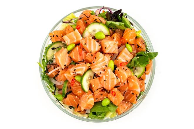 Order Poke Salad - Large (3 Proteins) food online from Pokeworks store, San Jose on bringmethat.com
