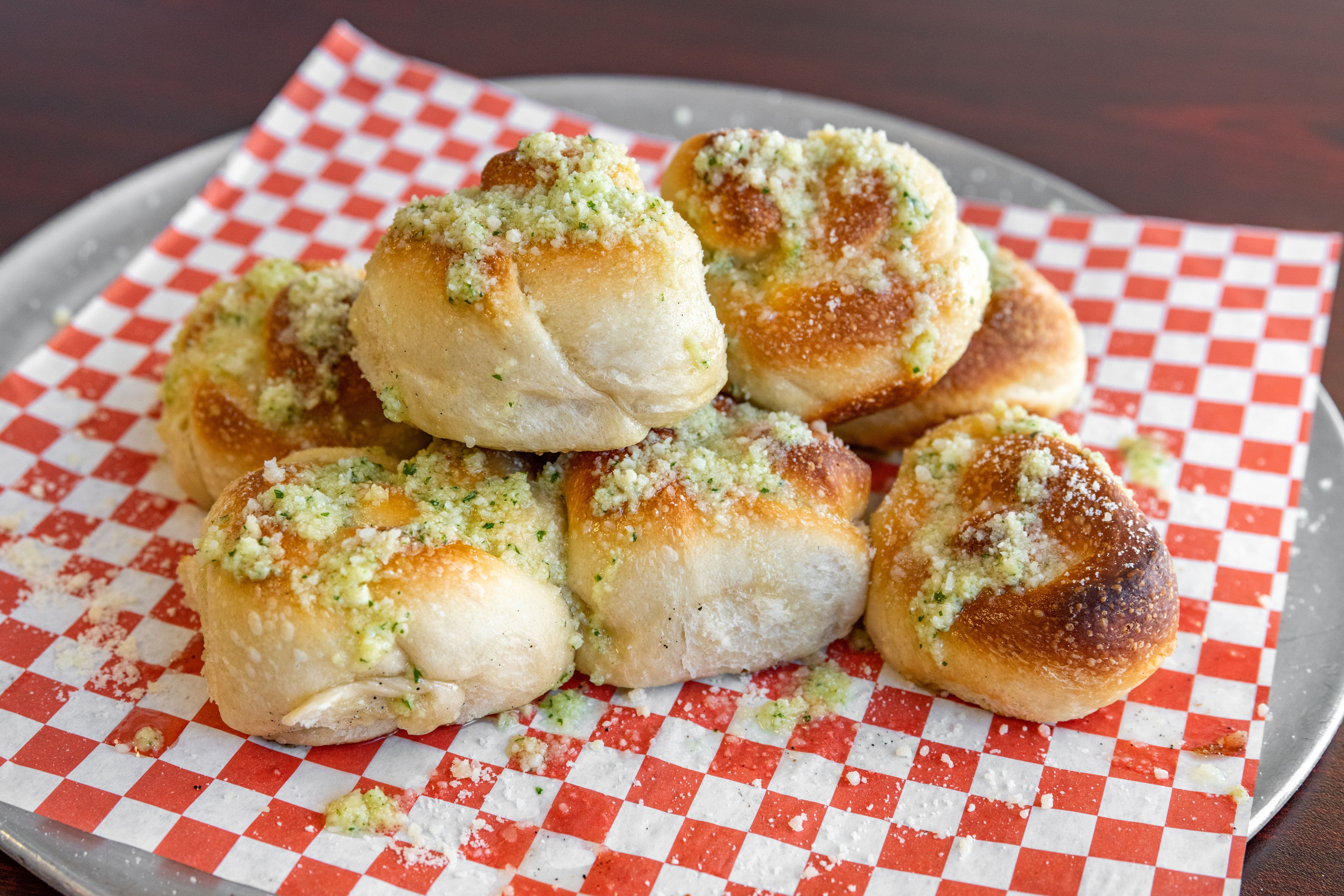 Order 6 Pieces Garlic Rolls - 6 Pieces food online from East Side Pizza store, Lantana on bringmethat.com