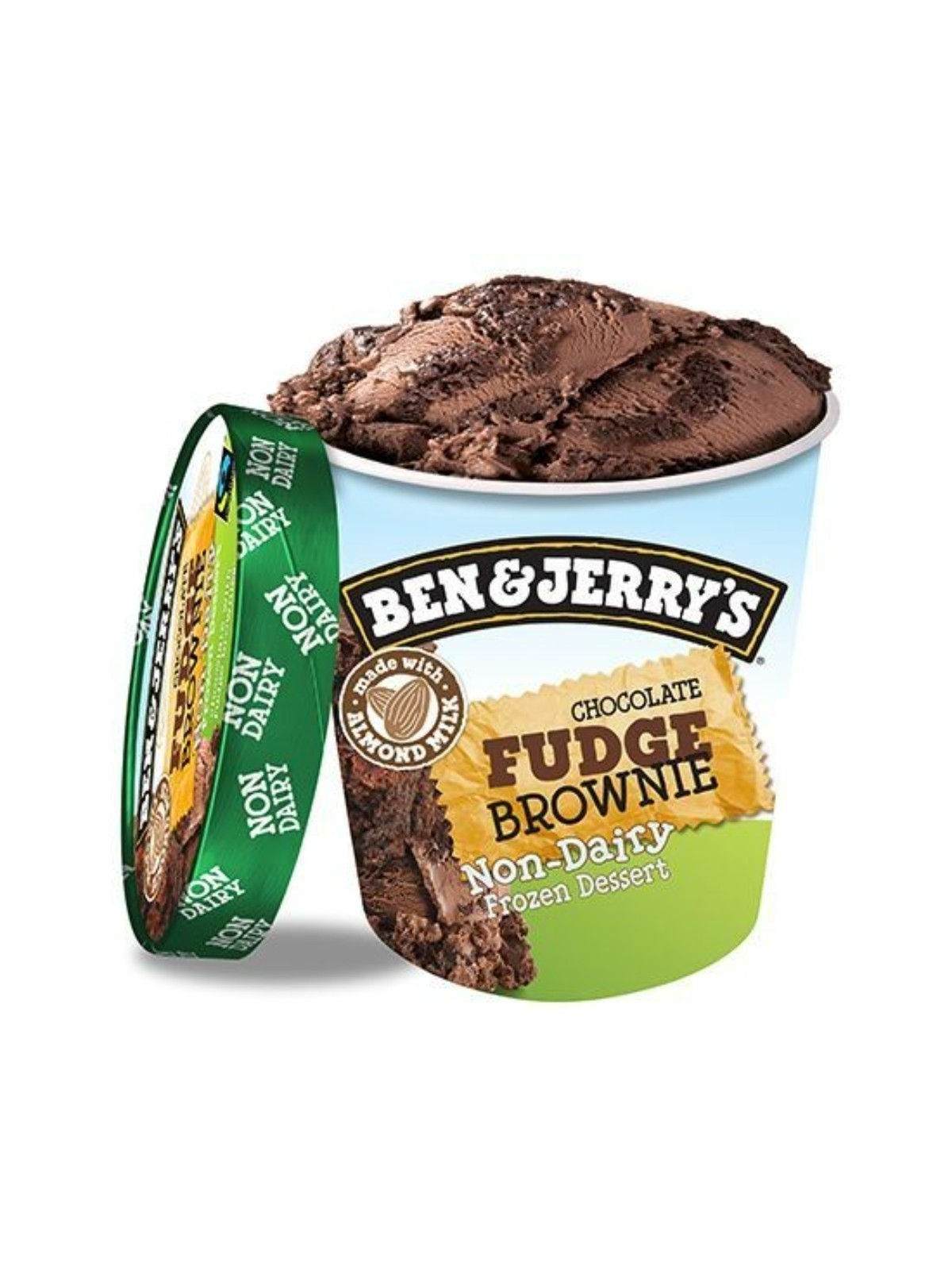 Order Ben & Jerry's Non-Dairy Chocolate Fudge Brownie (1 Pint) food online from Stock-Up Mart store, Minneapolis on bringmethat.com