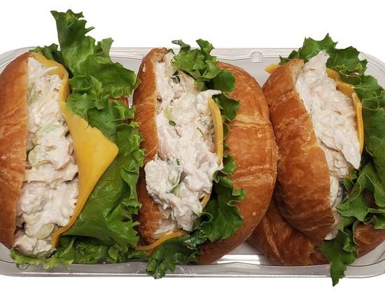 Order Chicken Salad Croissant Sandwiches, 3 ct food online from Lucky California store, Hollister on bringmethat.com