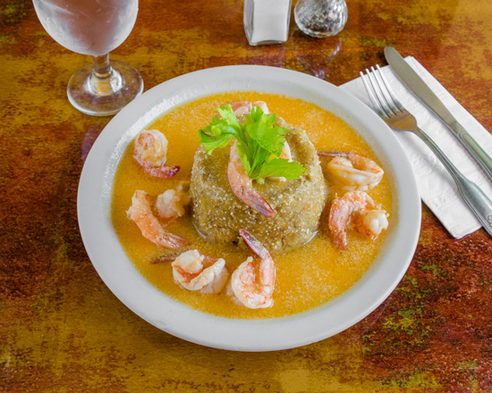 Order Shrimp Mofongo food online from Lula's Latin Cuisine store, Bergenfield on bringmethat.com