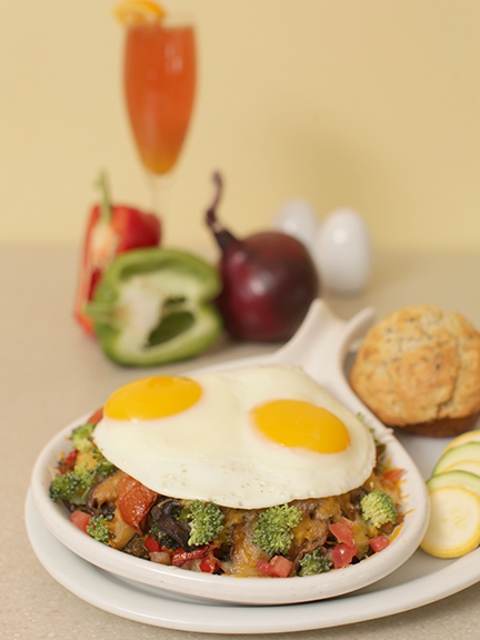 Order Farmer's Market Skillet food online from Wild Eggs store, Fishers on bringmethat.com