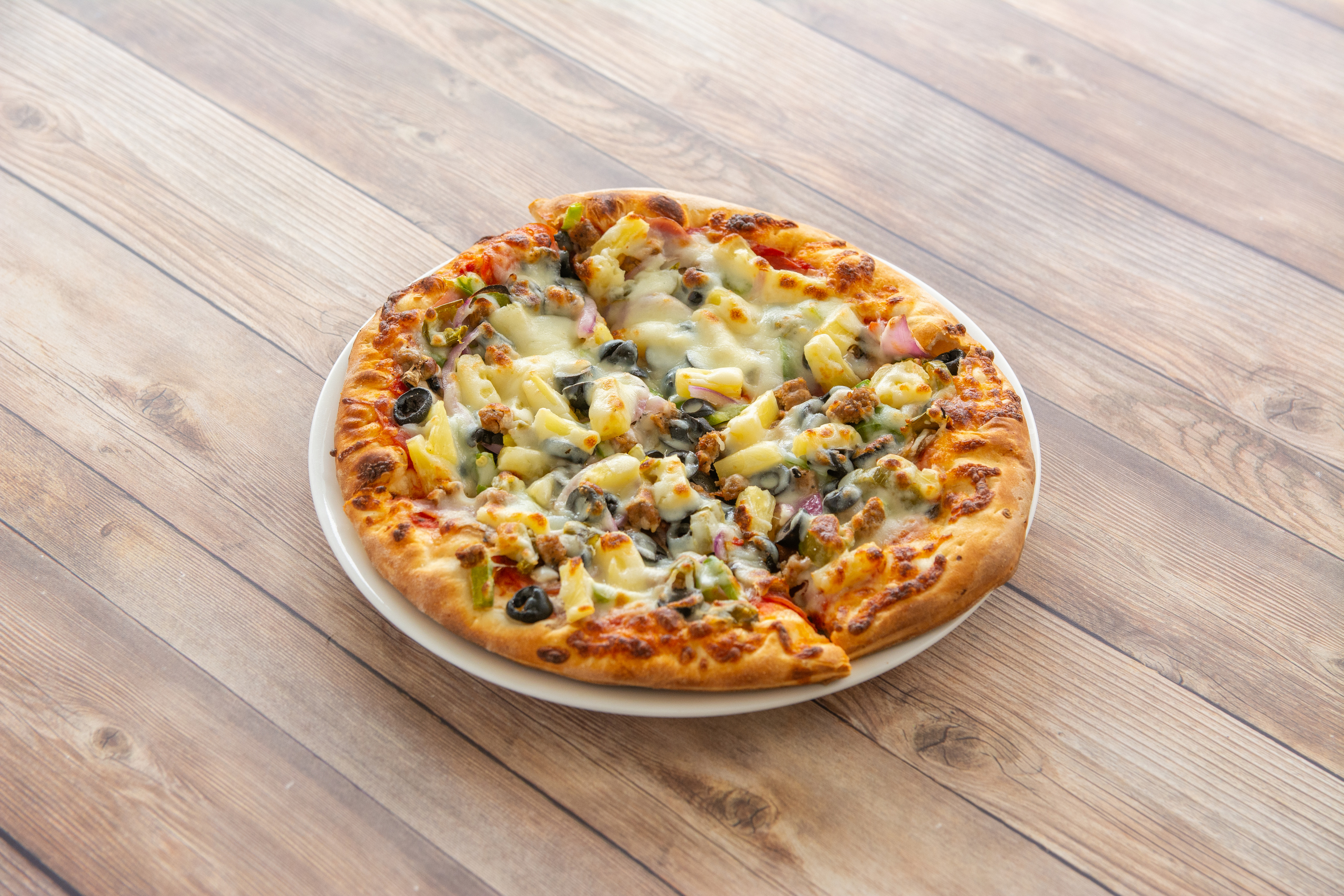 Order Everything Pizza food online from Pizza Man store, Placentia on bringmethat.com