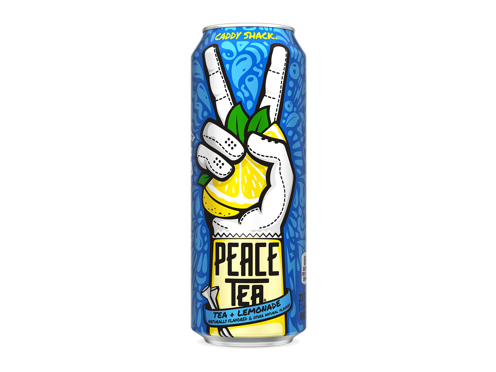 Order Peace Tea Caddy Shack Black Tea Lemonade 23 oz. food online from Terrible's store, Las Vegas on bringmethat.com