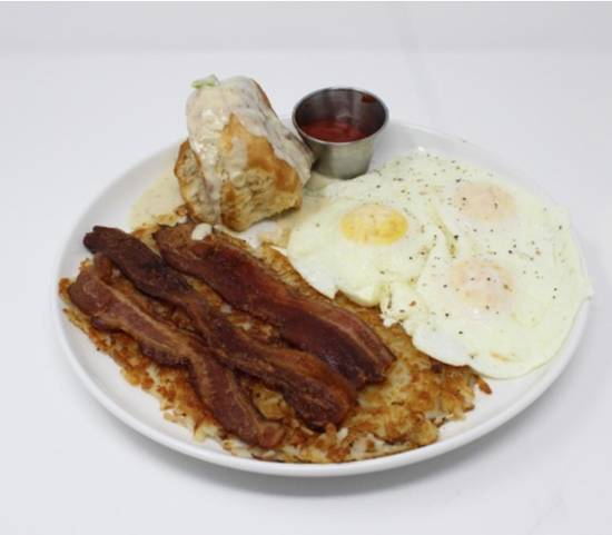 Order Breakfast Anytime food online from The League Kitchen & Tavern store, Austin on bringmethat.com