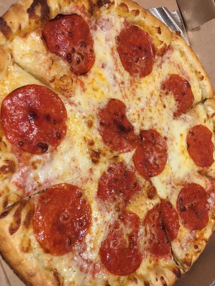Order Double Pepperoni Pizza - 14" food online from Stone Oven Downtown store, Wichita Falls on bringmethat.com