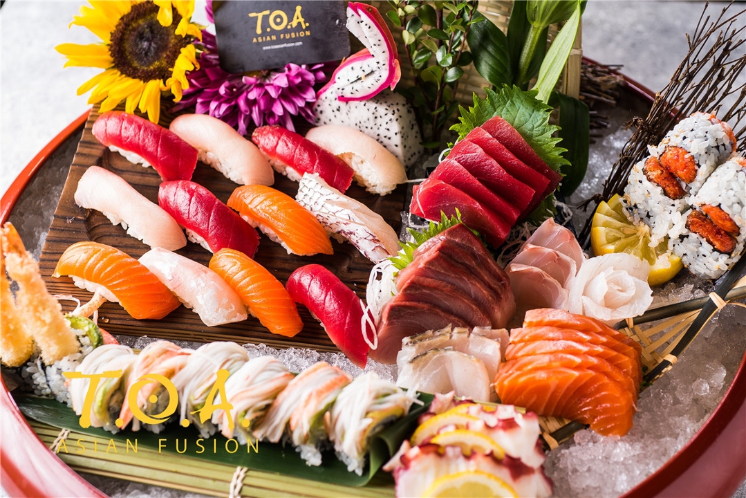 Order Sushi & Sashimi Combo (For 2) food online from Toa Asian Fusion store, Farmingdale on bringmethat.com