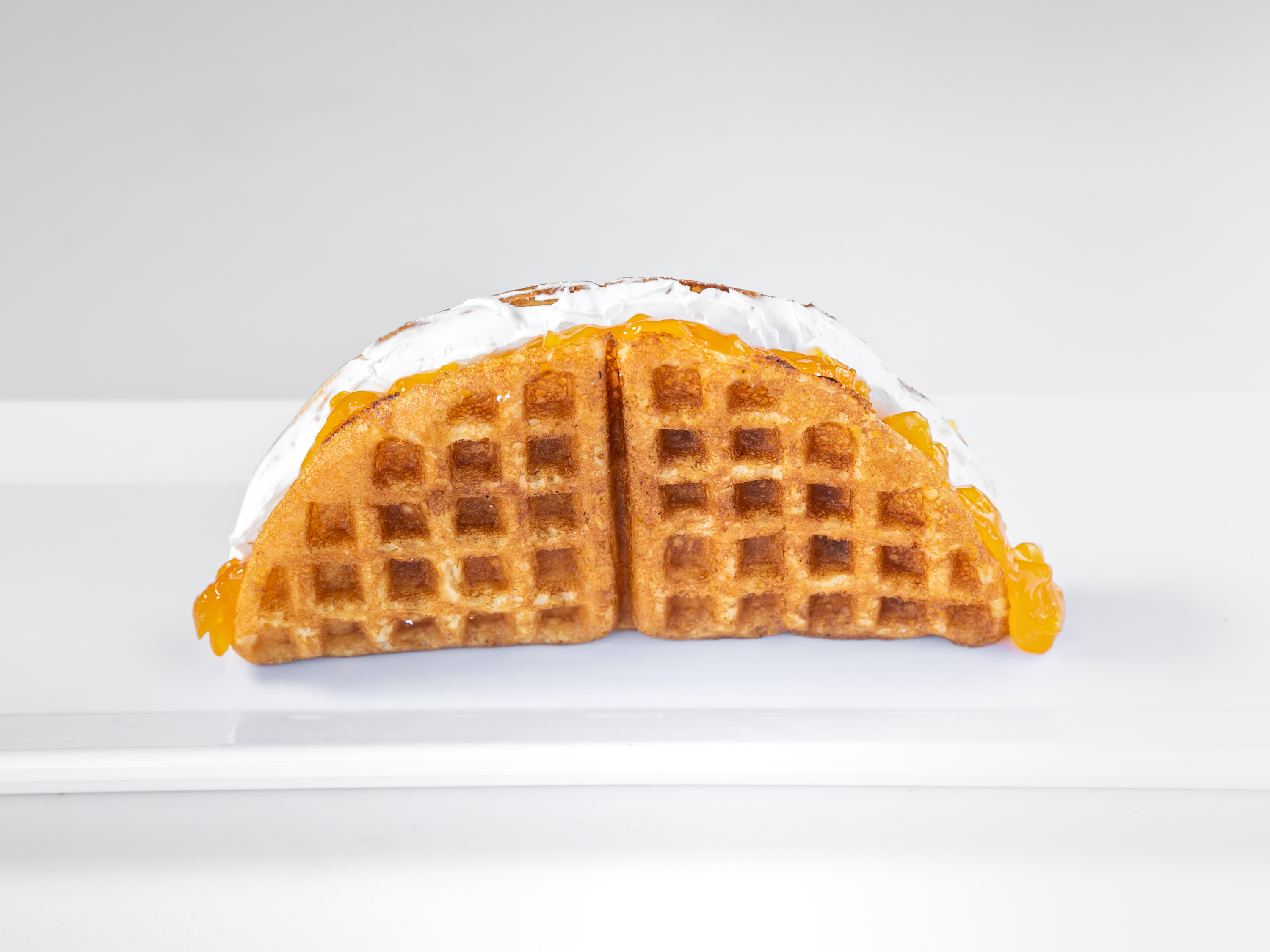 Order Mango and Cream Cheese Waffle Sandwich food online from Famous Waffle Sandwich store, San Diego on bringmethat.com