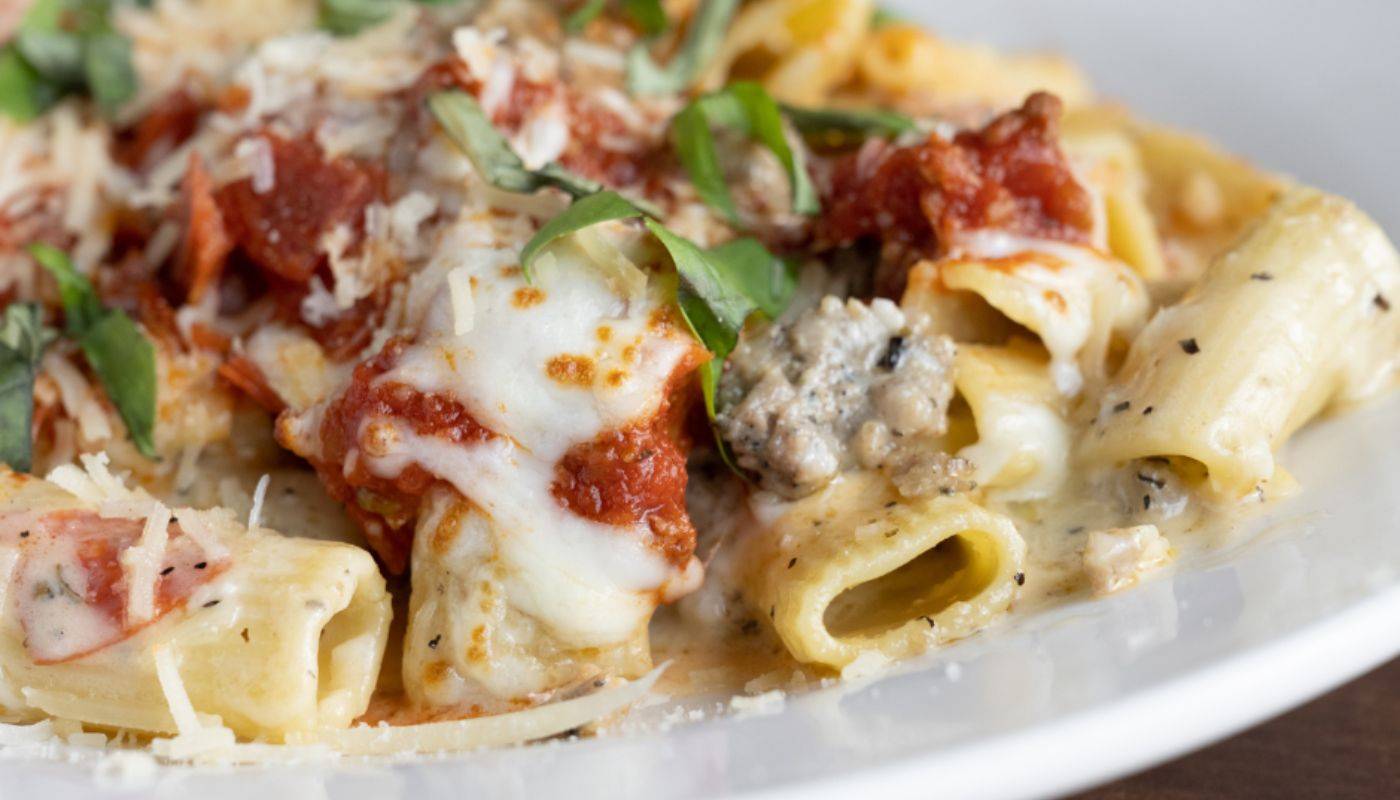 Order Baked Rigatoni food online from Green Mill store, DULUTH on bringmethat.com